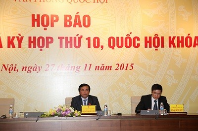 International press conference on results of National Assembly session - ảnh 1